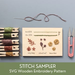 Embroidery Kit Beginner,beginner Embroidery Kit,embroidery Starter Kit,easy Embroidery  Kit,embroidery Sampler Kit,embroidery Stitch Sampler 