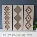 Aztec Layered Panels Trio SVG Laser Cut File for Glowforge, Tribal Wood ...