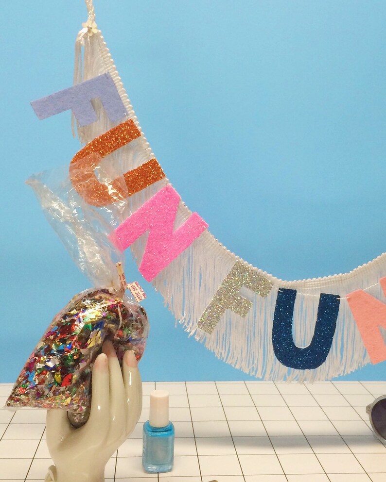 Fun Fun Fun Fringe Banner party banner kids wall decor Etsy