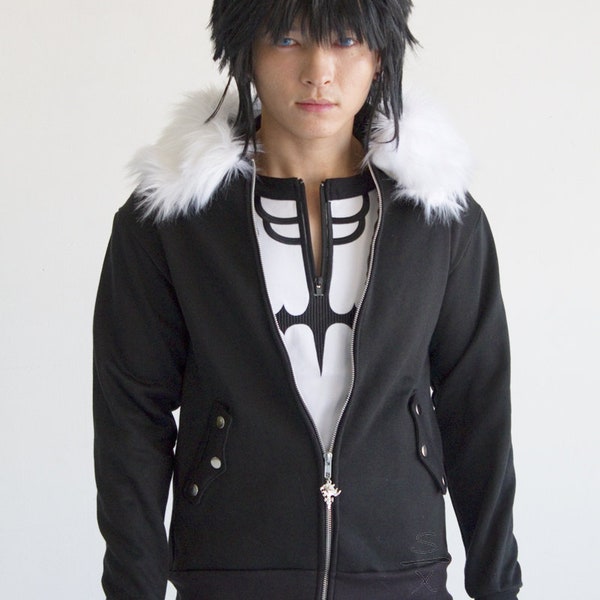 Squall Leonhart Final Fantasy VIII FFVIII Kingdom Hearts Cosplay Costume Hoodie Jacket