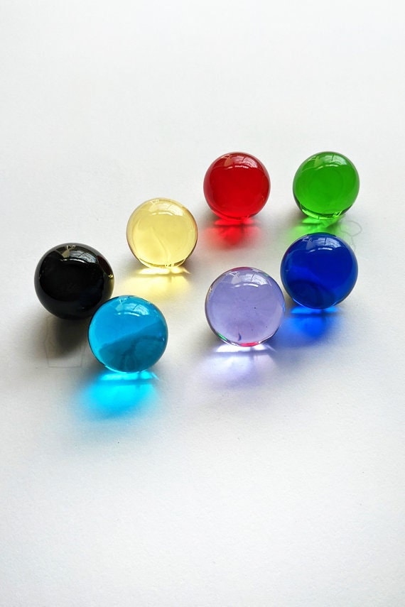 Final Fantasy VII 7 Materia Glass Marbles Orbs FFVII FF7