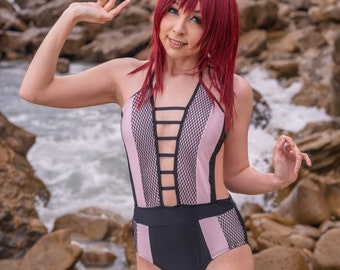 Kingdom Hearts Kairi Swim Suit Bathing Suit Cosplay Costume Casual Beach Summer Wear Womens Girls Female Swimwear Outfit Swimwear KH3