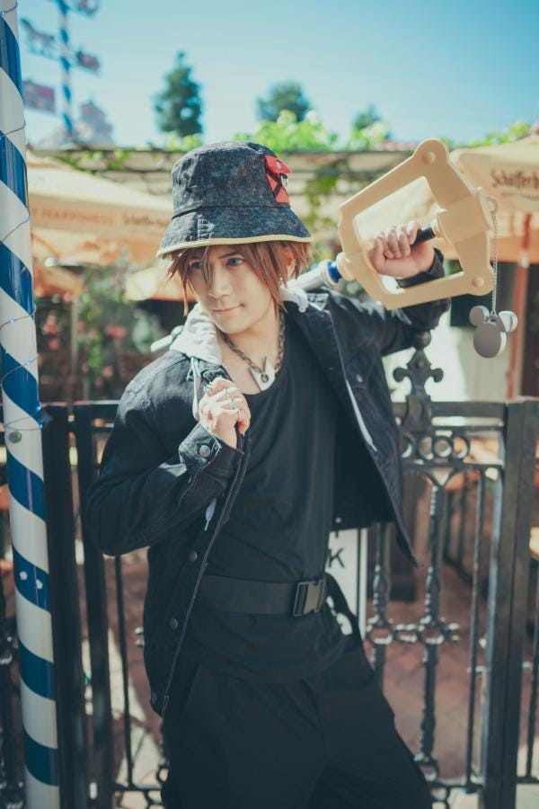 Kingdom Hearts Bucket Hat KH2 Sora Hipster Casual Cosplay