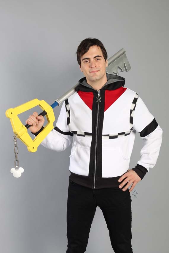 kingdom hearts roxas hoodie