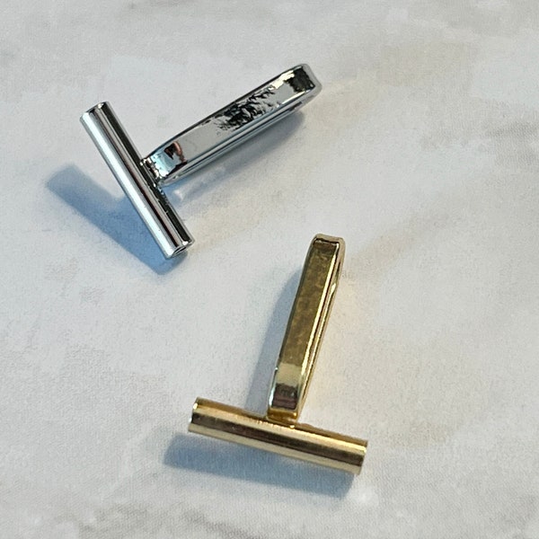 Brooch to Pendant Converter, Brooch Converter, Pin Converter, Horizontal Pin to Pendant Converter Bail, Silver or Gold Tone