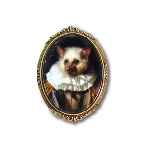 Bat Brooch, Vampire Bat Brooch, Rococo Style Bat Pin, Halloween Brooch, Halloween Pin, Halloween Jewelry, Halloween Gift, Vampire Pin