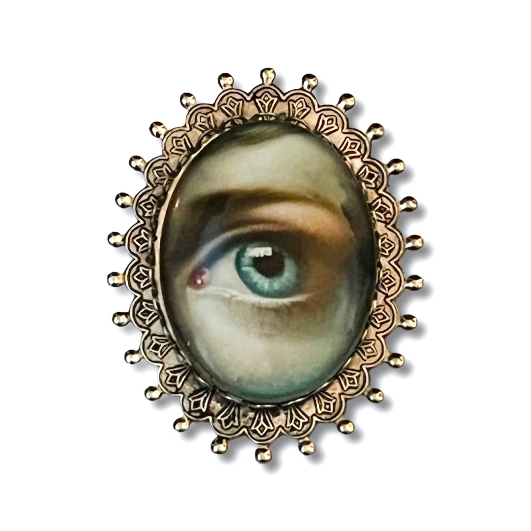 Lover's Eye Brooch / Victorian Inspired Etsy