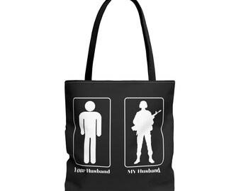Funny Military Wife Tote Bag, Deployment Gift