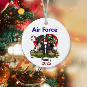 Air Force Family Christmas Ornament