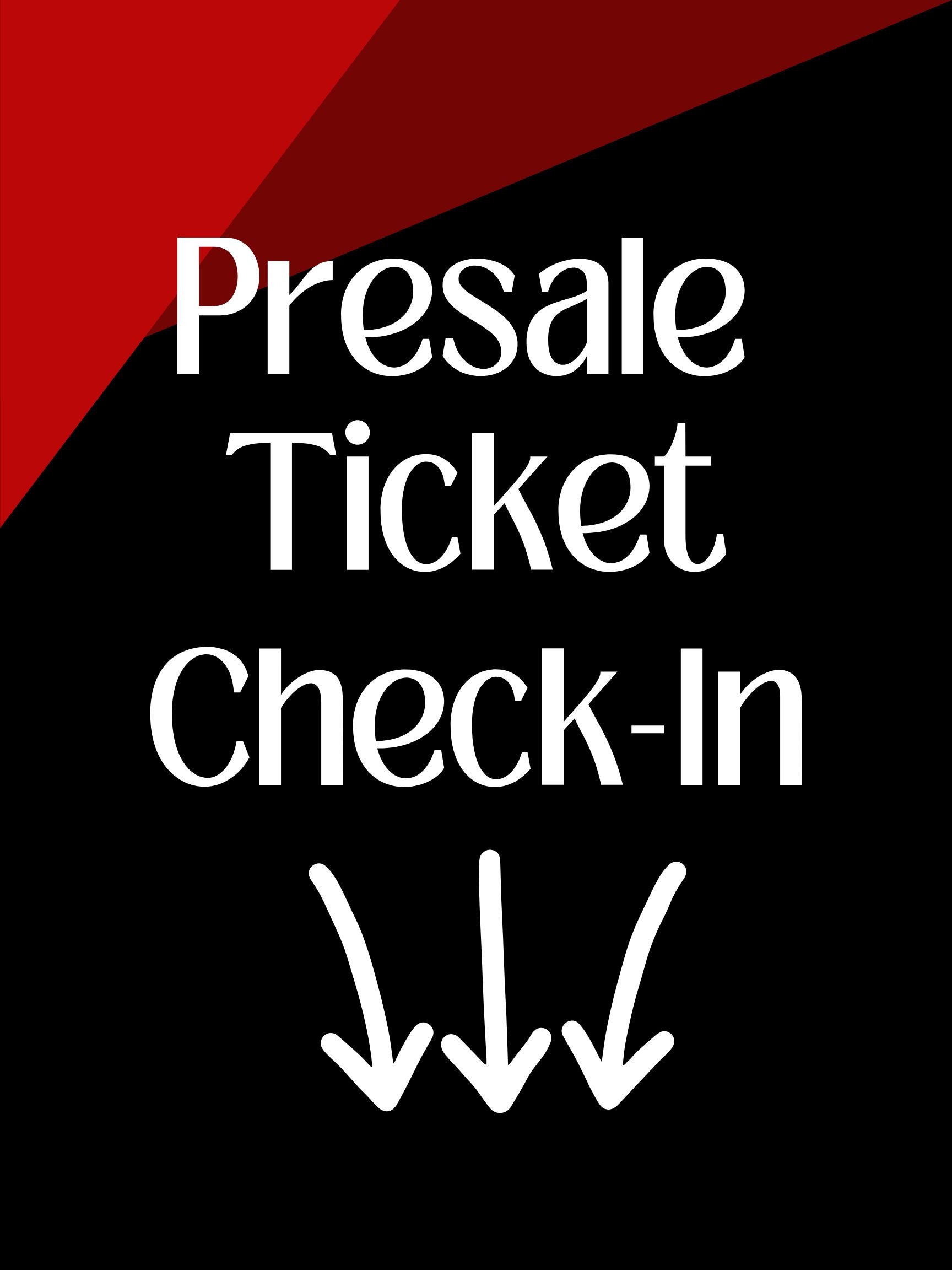 Event Entrance Ticket Line Signs - Etsy