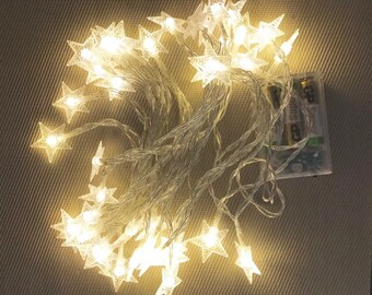 Multicolour SW Christmas Embellishments-Fairy Light Garland 57cm Multicolour SW Christmas Embellishments-Fairy Light Garland 57cm