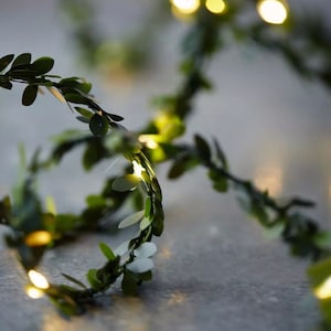 7 ft LEDs leaf garland LED fairy string lights for rustic wedding decoration summer party holiday leaf fairy lights