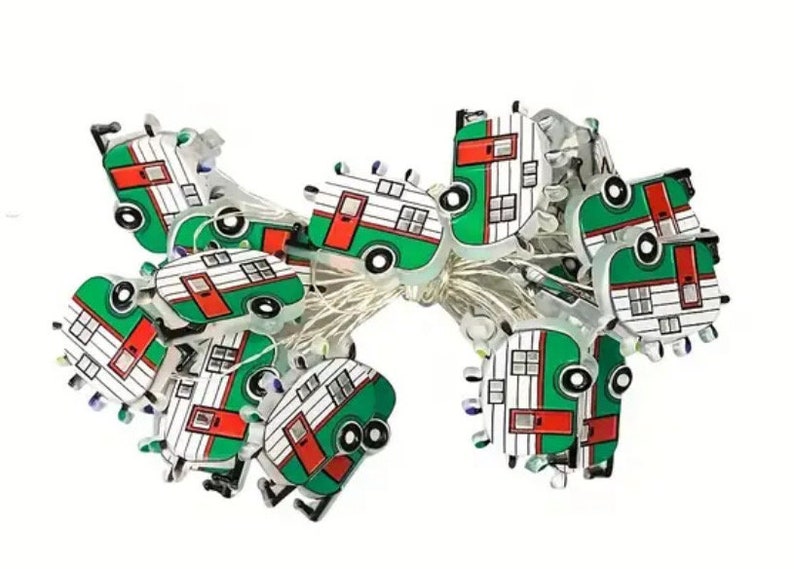 Camping Decoration RV Garland String Lights, 7 Ft LED String Lights