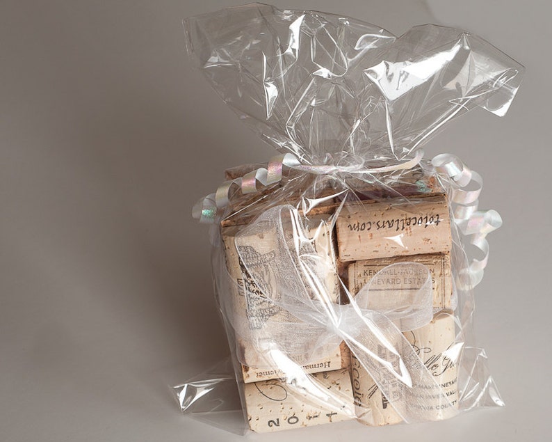 Wine Cork Coasters Thank You Gift Wedding Favors Unique Etsy