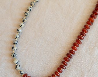 cherry dalmatian necklace