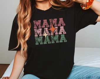 Retro Mama Shirt, Motherhood Shirt, Mom Life Shirt, Mother’s Day Gift, Mom Tee, Mom Gift, Comfort Colors® Tee, Oversized T Shirt, Mama Gift