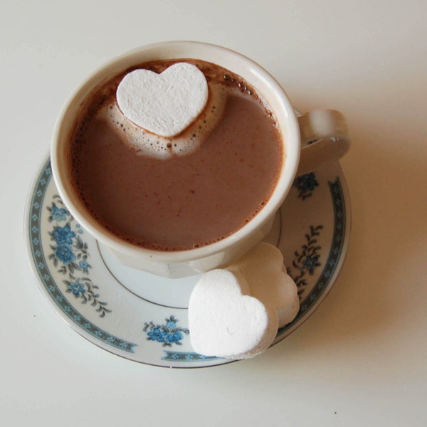 Heart Marshmallows (Extra strength for delicious cocoa flavoring)