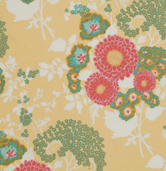 JOEL DEWBERRY /"BOTANIQUE/" BOLD BOUQUET Butternut by yard