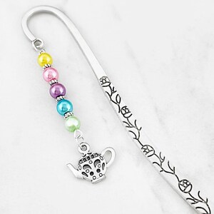 Teapot charm bookmark