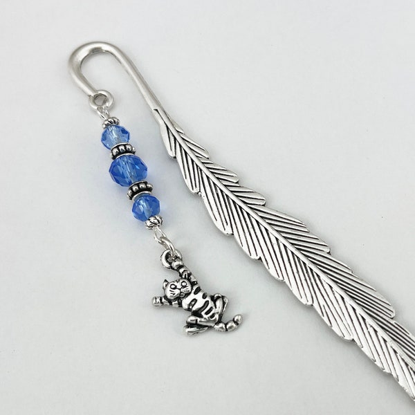 Cat Bookmark - Tibetan Silver Bookmark - Unique Bookmarks - Cat Gifts