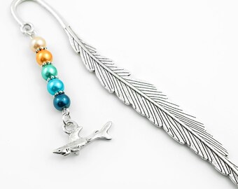 Shark Bookmark: Charm Beaded Gifts for Male Teachers and Readers
