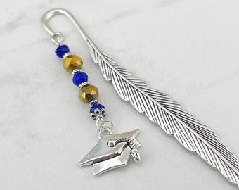 Graduation Bookmark - Grad Cap Charm Bookmark - Unique Bookmarks - Gifts for Graduates - Graduation Gifts - Grad Gifts