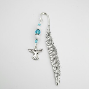 Angel Bookmark: Memorial Tibetan Silver Beaded Grief Gift image 3