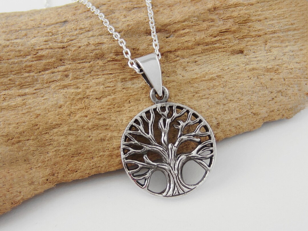 Tree of Life Necklace - 925 Sterling Silver Jewelry - Tree