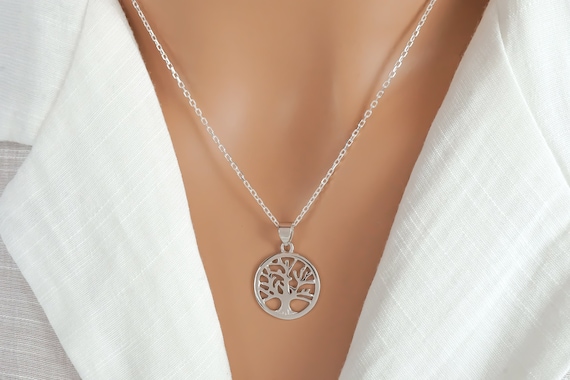 TEAMER Triple Moon Goddess Pendant Tree of Life Necklace India | Ubuy