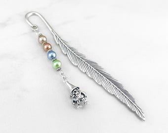 Garden Gnome Bookmark for Gardeners - Silver Gnome Charm Bookmark - Tibetan Silver Bookmark Gnome Gifts - Cute Gardener Gifts