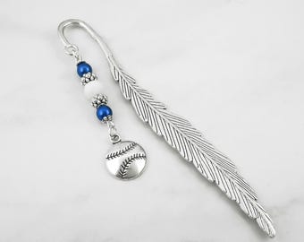 Baseball Bookmark for Softball Player Gifts Unique Baseball Gifts Baseball Charm Bookmark Sports Bookmarks for Softball Coach Gift