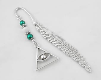 Eye of Providence Bookmark - All Seeing Eye Bookmark - Unique Silver Bookmarks - Freemason Bookmark