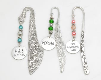 Personalized Bookmark: Custom Laser Engraved Name, Date, Quote