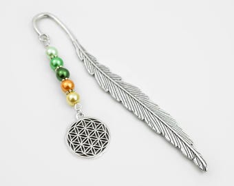 Flower of Life Bookmark: Spiritual Sacred Geometry Gifts for Readers