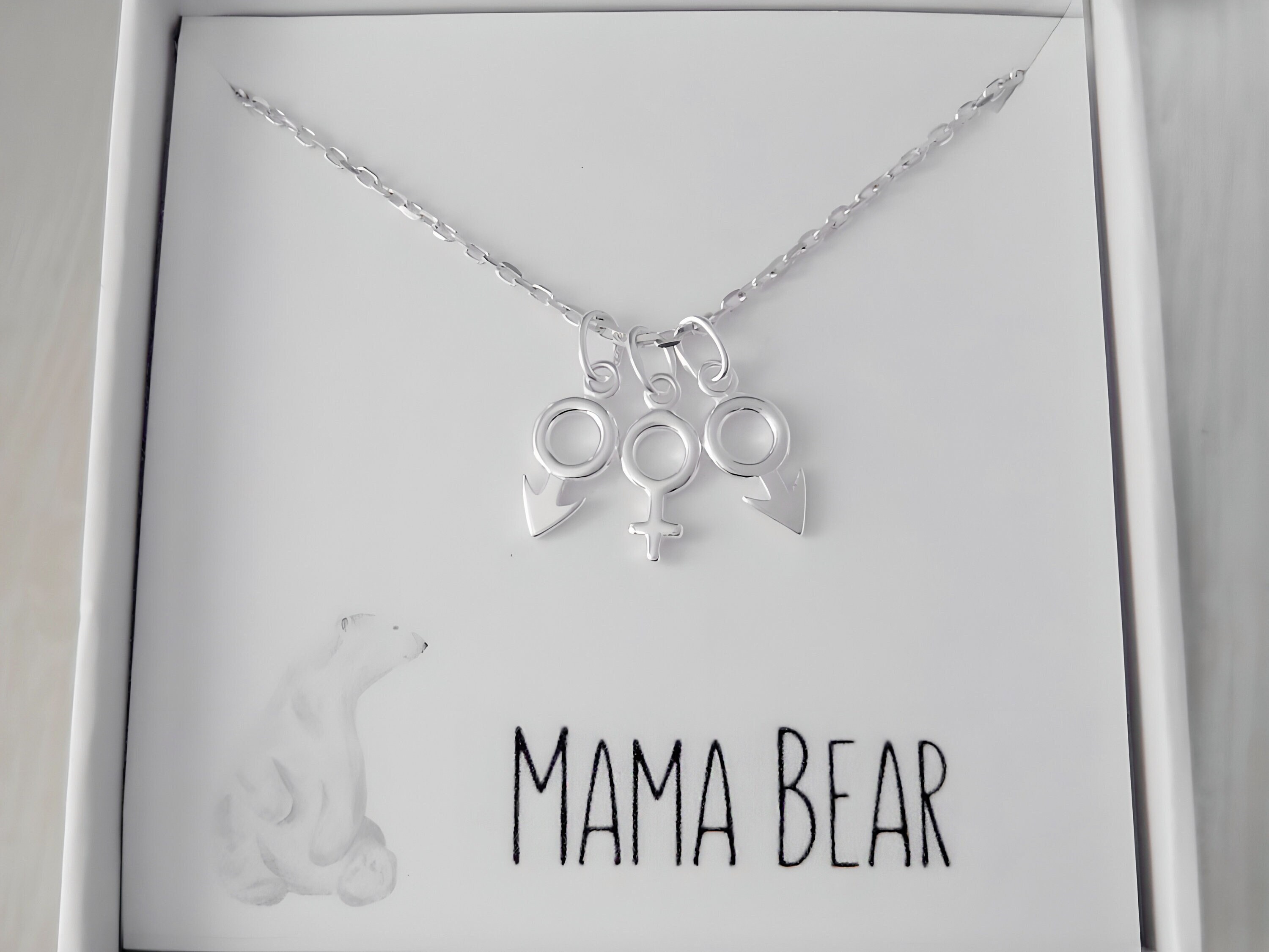 Mom of Triplets Gift - 925 Sterling Silver 1 Star