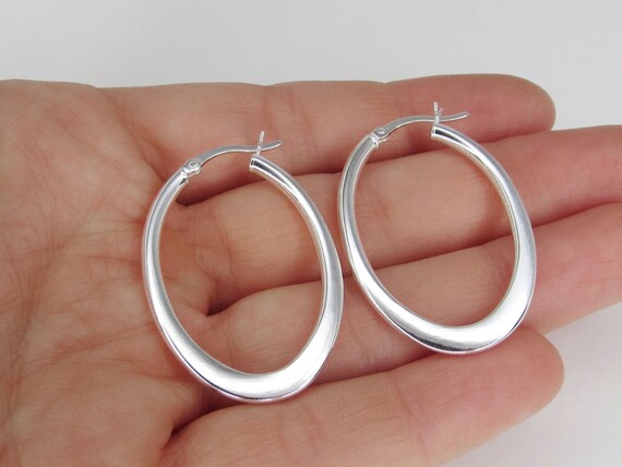 40mm sterling silver clearance hoop earrings