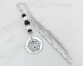 Science Teacher Bookmark Engraved Bookmark for Biology Teacher Gift Custom High School Teacher Thank You Gift for Teacher Appreciation Gift