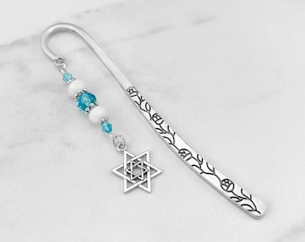 Unique Star of David Bookmark Jewish Star Bookmark Rabbi Gifts Star of David Charm Bookmark Hanukkah GIfts Passover Gifts Judaism Gifts