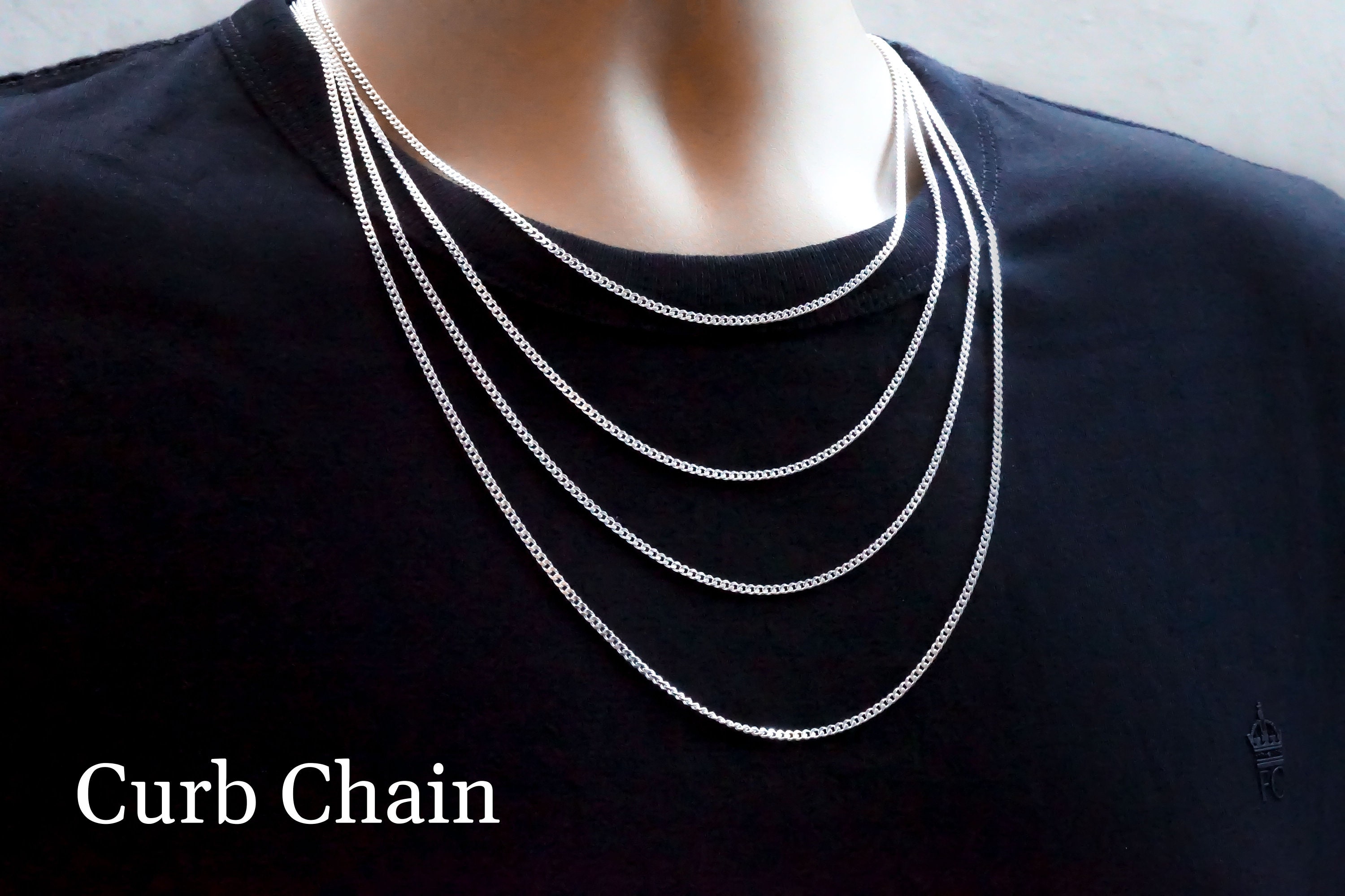 925 Sterling Silver Chain - Anchor, Rope, Snake and Curb 925 Sterling Silver Chain - Anchor, Rope, Snake and Curb