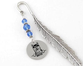 Custom Dog Bookmark: Personalized Pet Name and Breed
