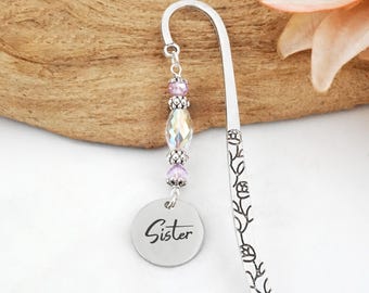 Sister Bookmark: Personalized Sister Gifts