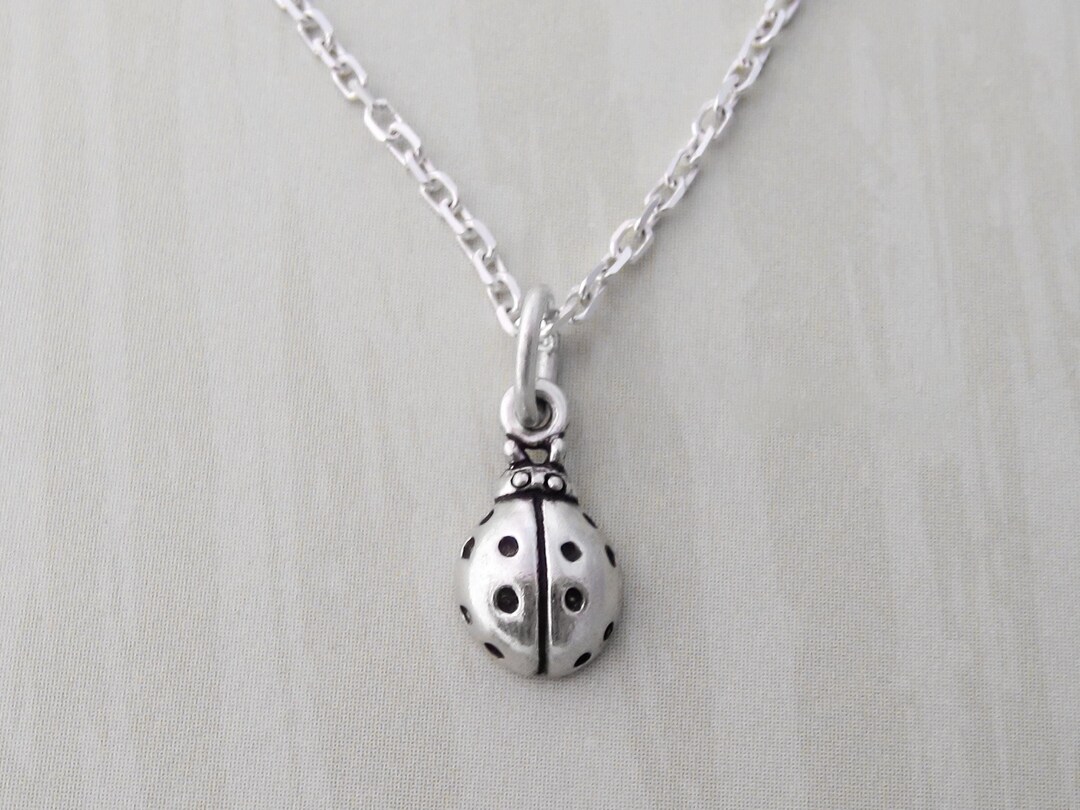 Adorable Sterling Silver 925 Ladybug Charm – Perfect For Bracelets Or Necklaces