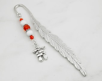 Inukshuk Bookmark: Silver Rock Tower Charm, Canadian Gift