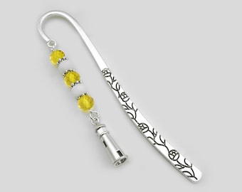 Lighthouse Bookmark - Tibetan Silver Bookmark - Unique Bookmarks - Encouragement Gifts - Light House Charm