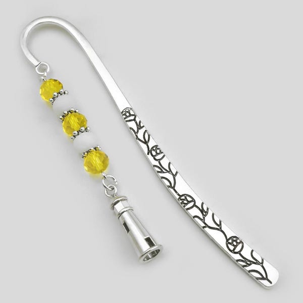 Lighthouse Bookmark - Tibetan Silver Bookmark - Unique Bookmarks - Encouragement Gifts - Light House Charm