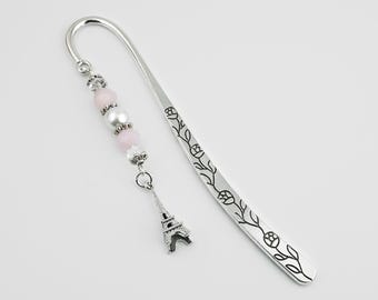 Eiffel Tower Bookmark - Tibetan Silver Bookmark Stationary - Paris Gifts for French Teacher Gifts - Eiffel Tower Gifts for Travelers