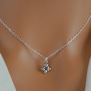 Petit collier symboles de cartes à jouer - Collier poker en argent - Bijoux minimalistes - Collier en argent sterling 925 - Bijoux simples de tous les jours