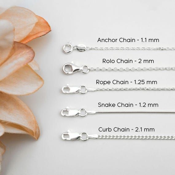 14K SILVER STERLING 925 まとめ 925 Sterling Silver Chain Necklace for Men and Women's Chains With