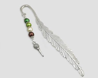 Golf Bookmark - Golf Ball on a Golf Tee Charm Bookmark - Gifts for Golfers - Golf Gifts for Readers - Retirement Gifts