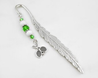 Tennis Bookmark - Gifts for Tennis Player Gifts - Tennis Coach Gift - Tennis Racket Charm Bookmark - Tennis Book Marker - Sports Gifts